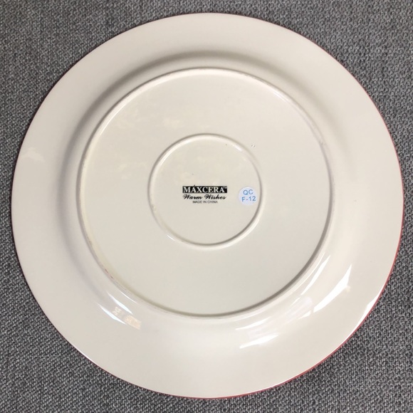 Maxcera warm wished red cardinal serving platter - Picture 2 of 7
